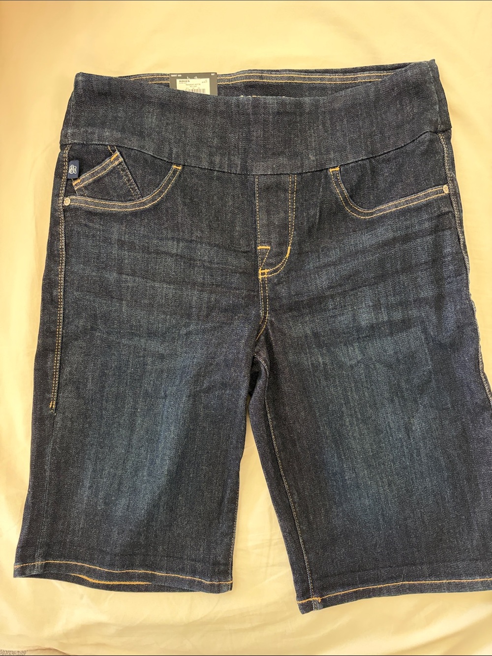 Rock & Republic fever pull on Bermuda Denim Bermuda Shorts